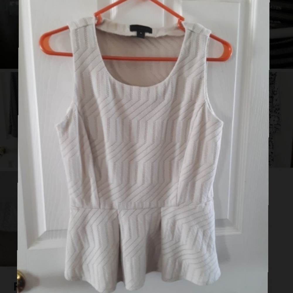 Cream Flare Top